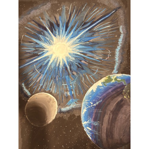 302D - Original piece of art titled 