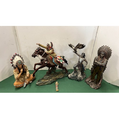 282 - NORTH AMERICAN NATIVE INDIAN FIGURES