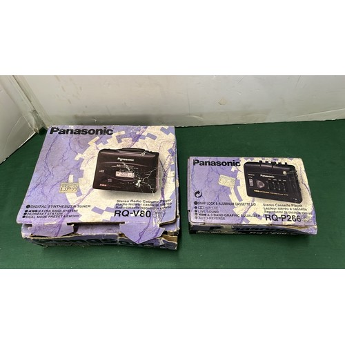 289 - 2 X RETRO PANASONIC CASSETTE PLAYERS