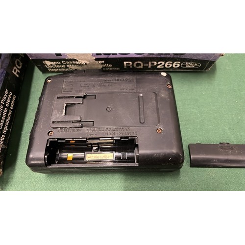 289 - 2 X RETRO PANASONIC CASSETTE PLAYERS