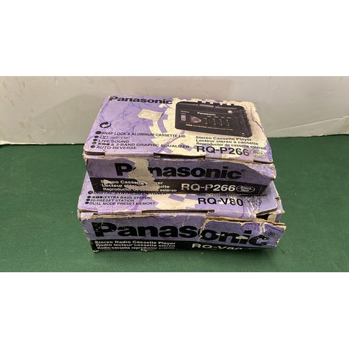 289 - 2 X RETRO PANASONIC CASSETTE PLAYERS