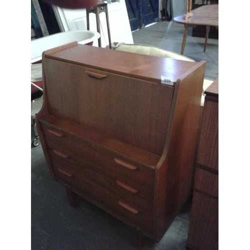 399 - Retro cheap slimline Bureau 76cm w