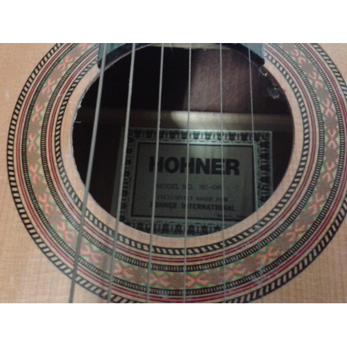 126 - Hohner model number mc-06 acoustic guitar