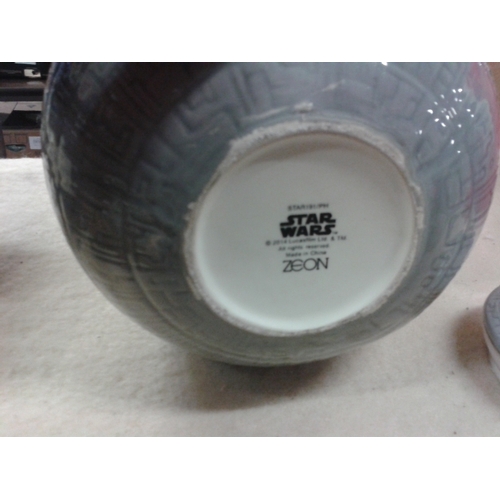 320 - Zeon Star Wars death star ceramic cookie jar