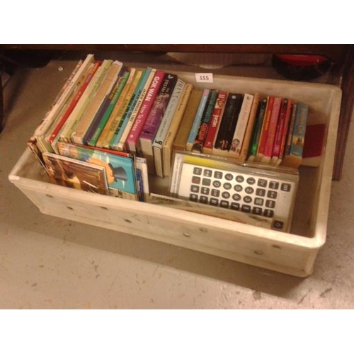 155 - Tray of assorted books, annuals etc.
