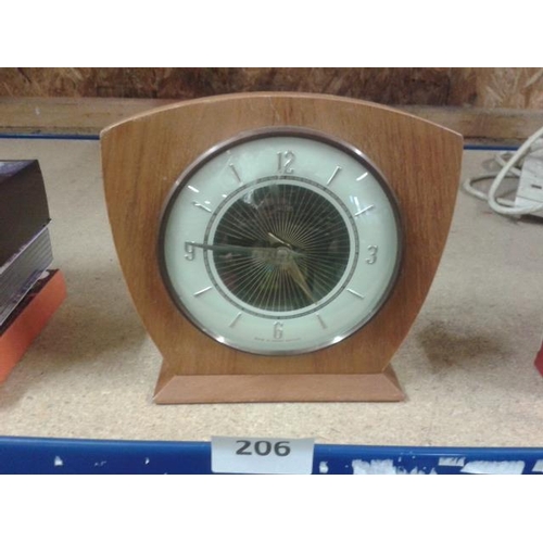 206 - Vintage Smith's mechanical mantle clock