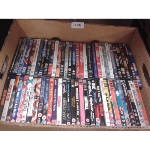 276 - Box of assorted DVD films