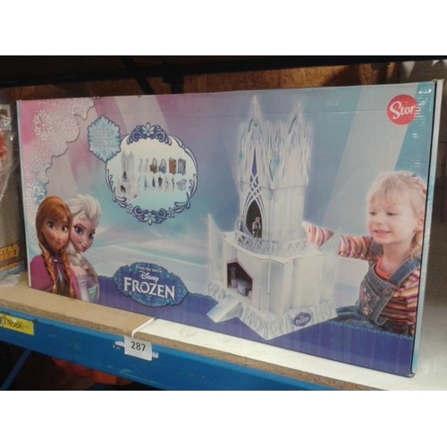 287 - Boxed Disney Frozen ice palace playset