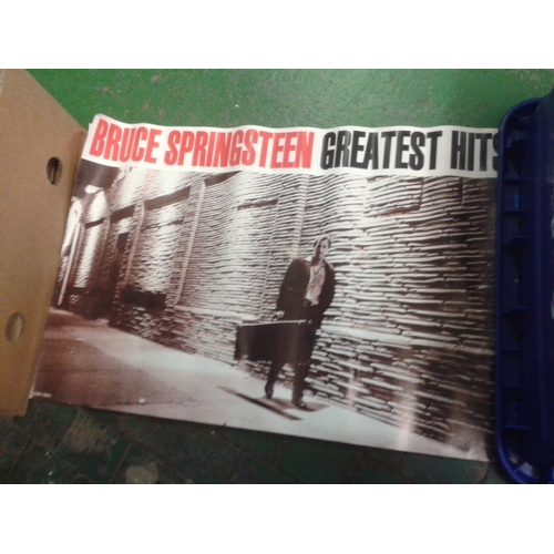 97 - Quantity of assorted music related posters, Bruce Springsteen, ZZ Top, Talking Heads etc.