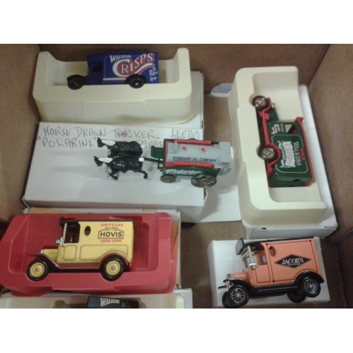 245 - Box of assorted die cast vehicles