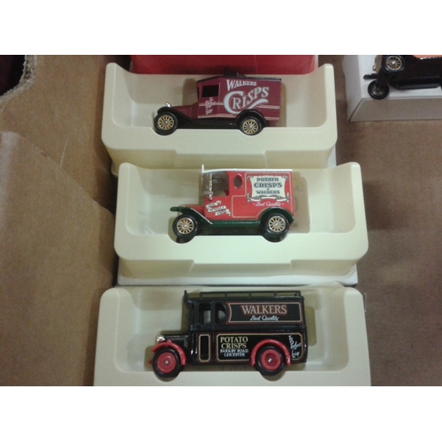 245 - Box of assorted die cast vehicles