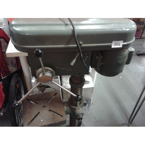 265 - Retro whitecote 16 mm drill press with single phase induction motor