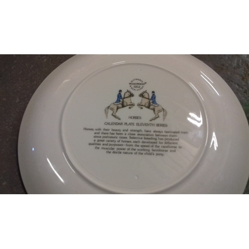 143 - 1981 wedgwood collectors calendar plate