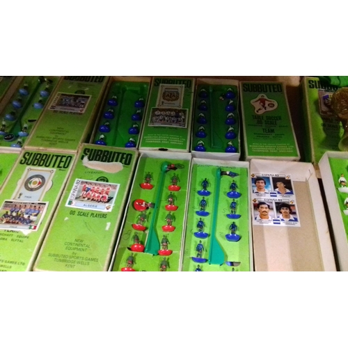 175 - Quantity of assorted (mainly international) retro subbuteo boxed teams. All with either players miss... 