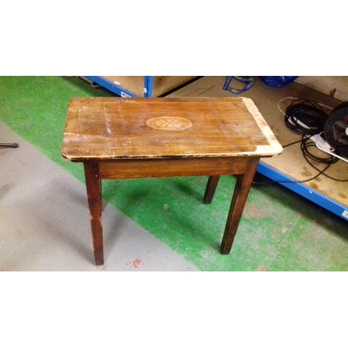 426 - Small edwardian side table restoration project 78 x 39 x 67cm tall