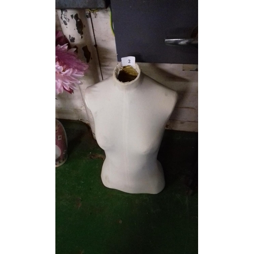 2 - Female mannequin torso