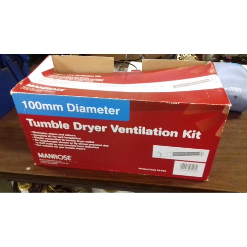 239 - Boxed 100mm diameter tumble dryer ventialtion kit