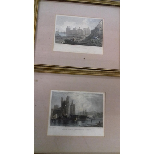 169 - Quantity of framed north wales scene coloured lithograph prints