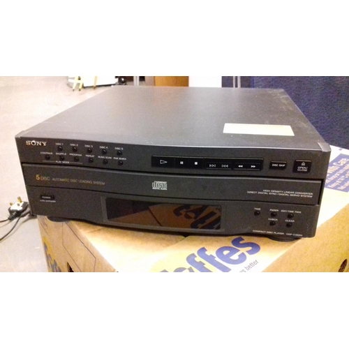 299 - Sony cdp-c332m stacking compact disc player