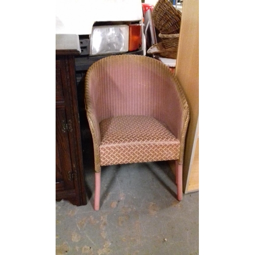 380 - Pink lloyd loom lusty tub chair