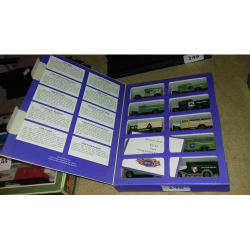 148 - Cameo collectables 99728 the D-Day collection 10 vintage model vehicles box set