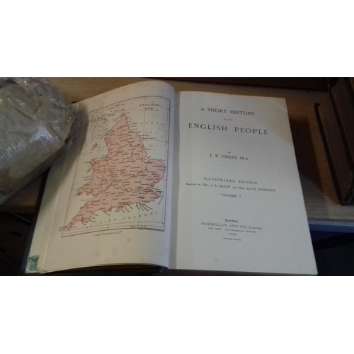 180 - A short history of the english people first edition (1902) complete volumes 1 to 4 in good condition