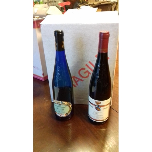 255 - Box of 6 x bottles of wine being 3 x pieroth 2011 mundana & 3 x pieroth blue 2012 kabinett nahe