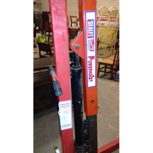 306 - Sealey ph10 1 ton portable power hoist, guaranteed working but needs grease/oiling