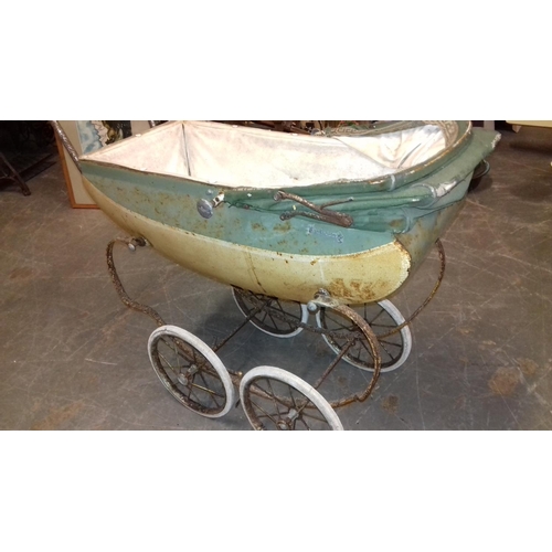 143 - Vintage triang dolls pram