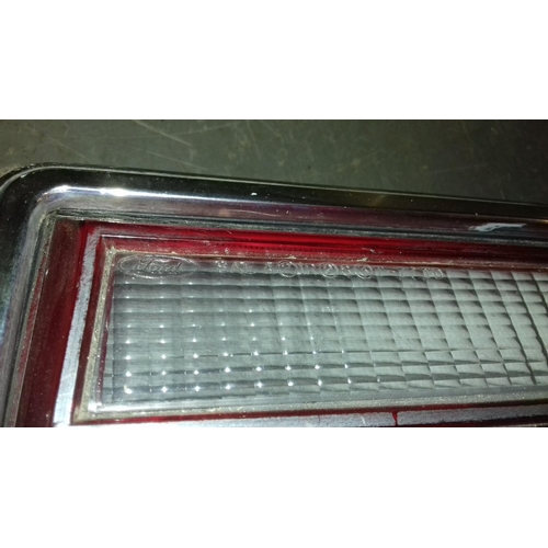 137 - Complete original 1970's Ford thunderbird rear light for vintage car or bar/mancave lighting etc