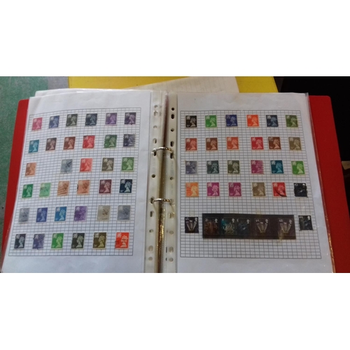 56 - Folder of assorted united kingdom stamps