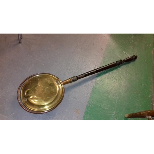 7 - Georgian long handle warming pan