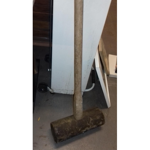 3 - Large rubber headed long handle mallet