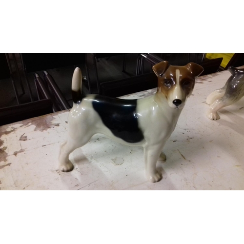 63 - 19 cm tall cooper craft terrier dog figure