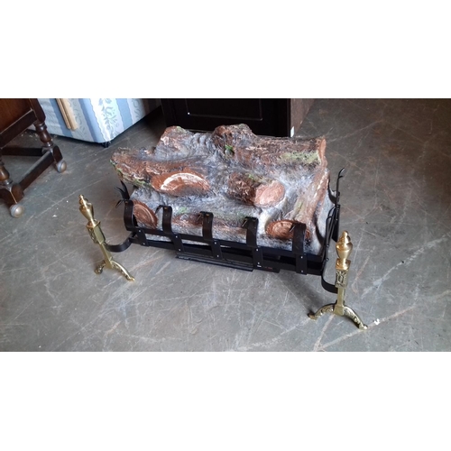 515 - Burley grate basket smouldering log effect electric fire