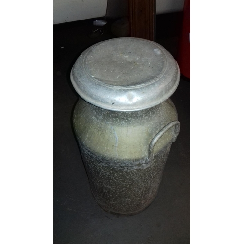 160 - Vintage aluminium milk churn