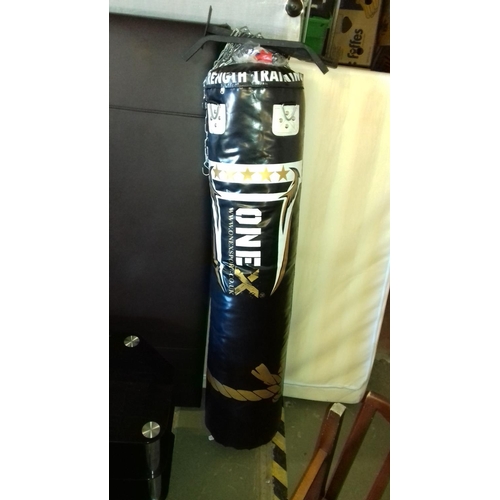 432 - 145 cm onexsport.com punch bag with bracket and mitts