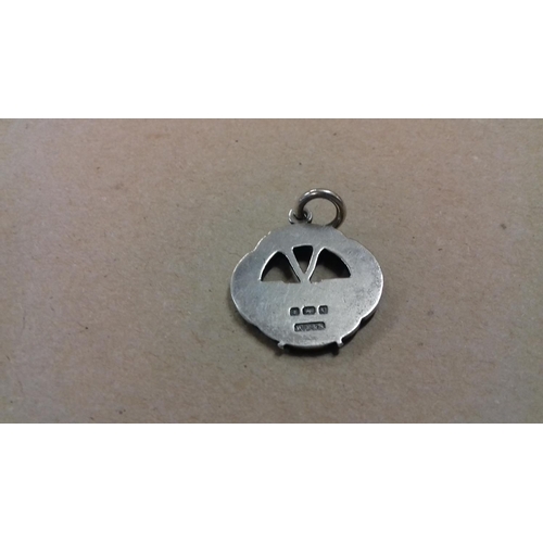 669 - Hallmarked silver 'lifeboat saturday fund' pendant