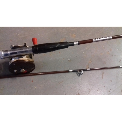 7 - Viking 7 ft 2 piece fishing rod with penn reel