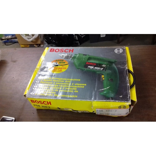 413 - Boxed Bosch psb 400-2 400 wt drill