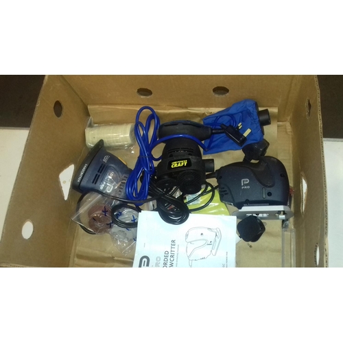 183 - 3 x unboxed but unused corded power tools being performance power pro saw critter, sand critter & po... 