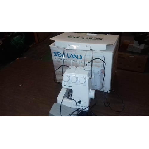 149 - Boxed Sewland overlocking machine