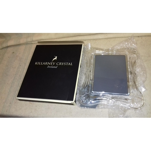 58 - Killarney crystal 'Splendour' 7 x 5 picture frame in original box