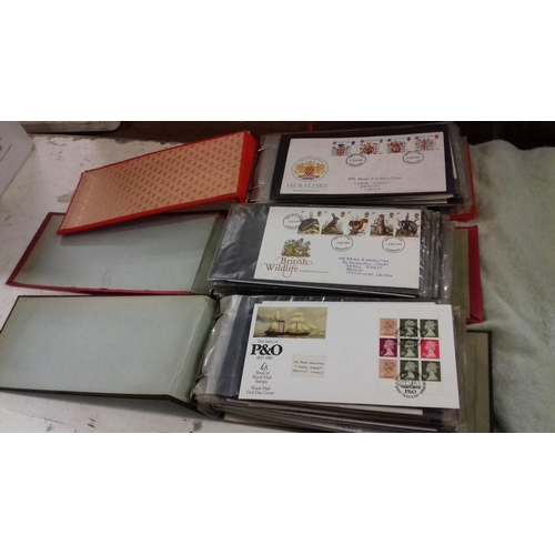 105 - 3 x albums of assorted posted first day covers ranging from 1972 onwards