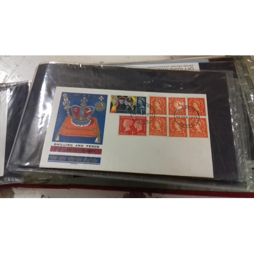 105 - 3 x albums of assorted posted first day covers ranging from 1972 onwards