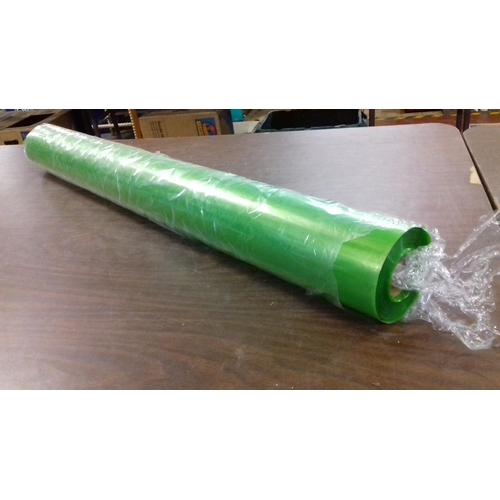 72 - Large roll of green polythene gift wrap