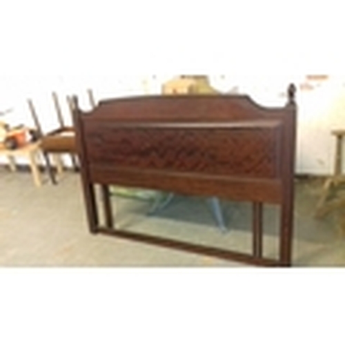 456 - 163 cm wide stag minstrel double headboard