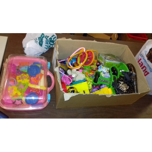 279 - Box of assorted miscellaneous childrens toys and activities