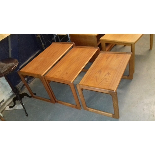 529 - Retro danish teak, believed to be Kai Kristiansen, nest of tables