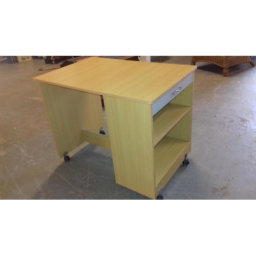 499 - 90 x 60 cm light wood look computer desk